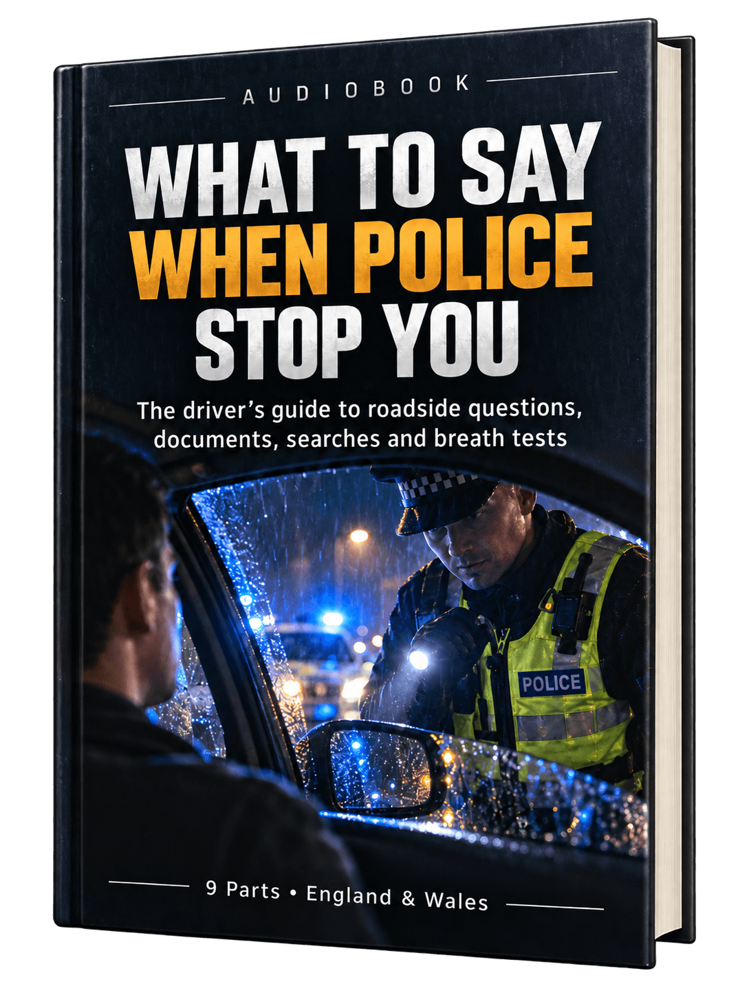 What To Say When Police Stop You — 3D cover